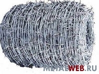 Проволока колючая однорядная оцинкованная ГОСТ 285-69 (2, 8 мм.)